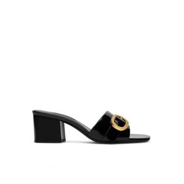 Sandale dama -  590558855270339 - Piele naturala/Piele lacuita - Negru