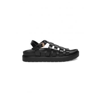 Sandale dama -  590559 - Piele ecologica - Negru -