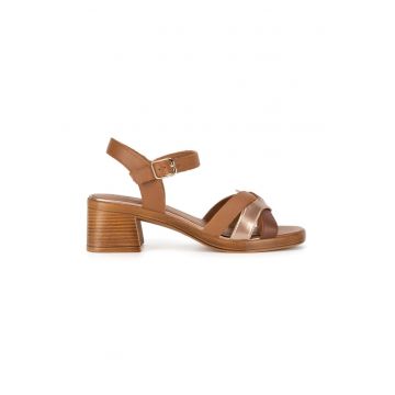 Sandale dama -  590559 - Piele naturala - Maro -