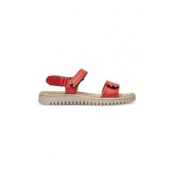 Sandale dama -  590559 - Piele naturala - Rosu -