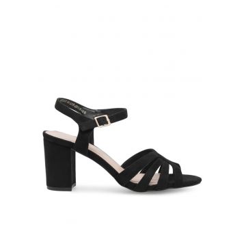 Sandale dama - 73319 -  Textil - Negru