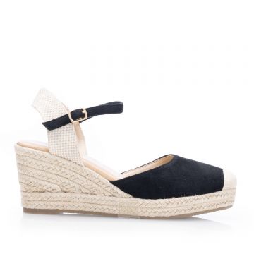 Sandale damă cu platformă, Pass Collection - 4034 Negru