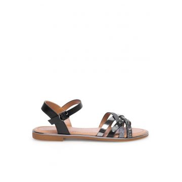 Sandale dama -  Sintetic - Negru