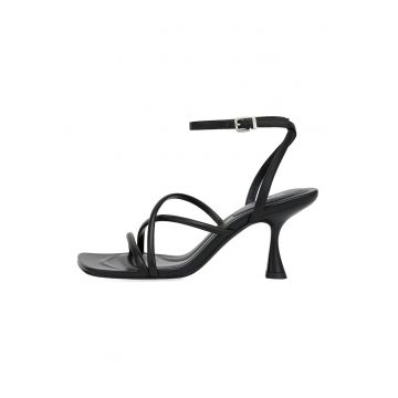 Sandale de piele cu barete multiple