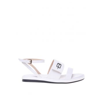 Sandale de piele cu talpa joasa