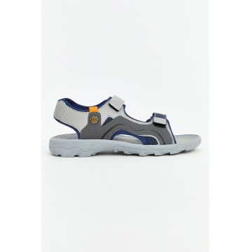 Sandale de piele ecologica cu velcro