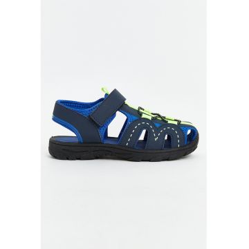 Sandale din material textil cu velcro