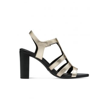 Sandale elegante dama  2-28319-44 - piele ecologica - aurii