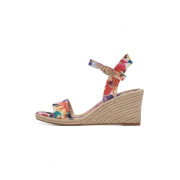 Sandale-espadrile cu talpa wedge