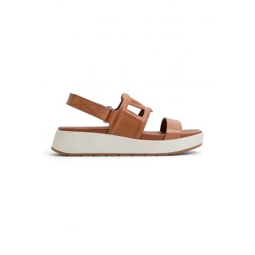 Sandale flatform de piele Onuvia