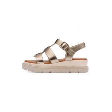 Sandale gladiator scurte de piele