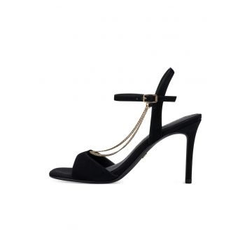 Sandale stiletto de piele