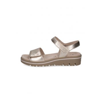 Sandale wedge cu velcro