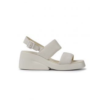 Sandale wedge de piele Kaah