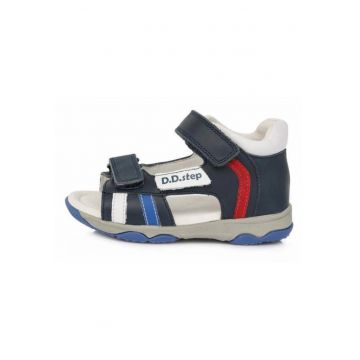 Sandale Baieti -  cu Talpa din Cauciuc Flexibil - AC64-226 - Bleumarin