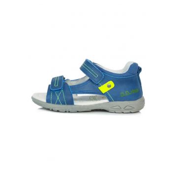 Sandale Baieti -  Inchise la Spate - din Piele - AC290-108 - Albastru