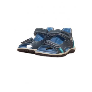Sandale Copii -  Steluta - cu Scai - Inchise la Spate - Gri Inchis - K330-4001A - 19 - Gri