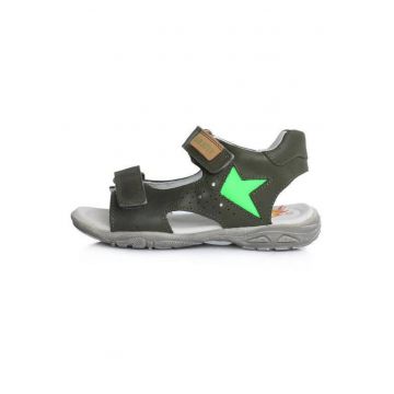 Sandale cu Luminite Baieti -  Talpa Groasa - AC290-655B - Gri