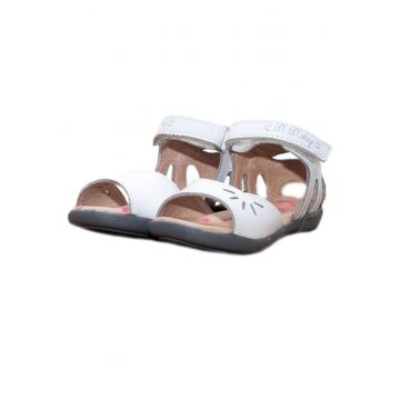 Sandale cu Scai -  din Piele - Inchise la Spate - AC048-802B