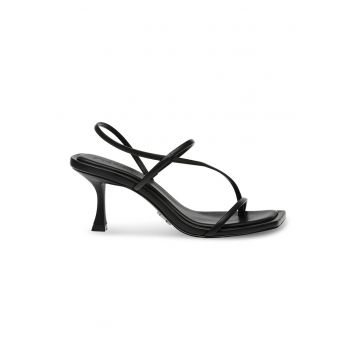 Sandale cu toc kitten - Negru