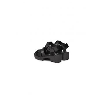 Sandale dama  302703166 - Piele naturala - Negru