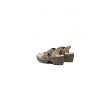 Sandale dama  303683498 - Piele naturala - Argintiu