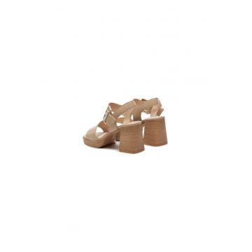 Sandale dama  303787400 - Piele naturala - Bej