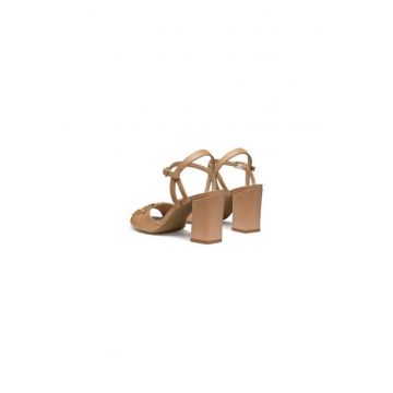 Sandale dama  304623189 - Piele naturala - Bej