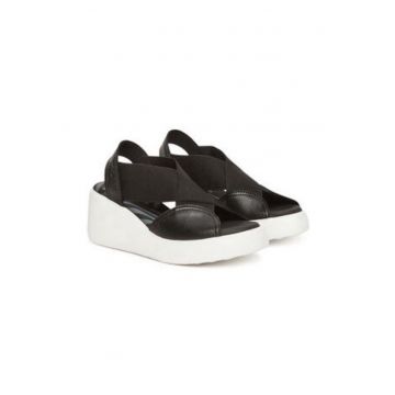 Sandale dama  305140265 - Piele naturala - Negru - Negru