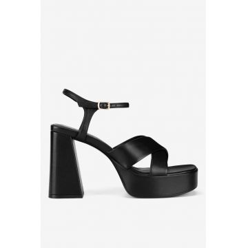 Sandale dama  5903698194516 - Piele naturala - Negru