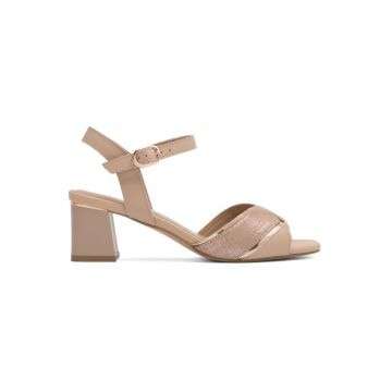 Sandale dama -  590558832536936 - Piele naturala - Bej