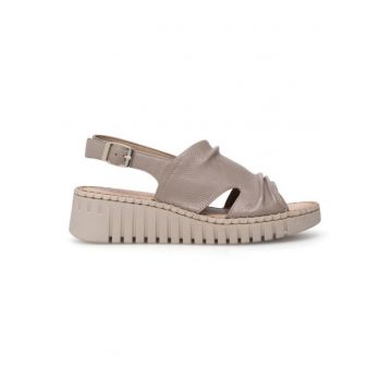 Sandale dama -  590558859161041 - Piele naturala - Bej