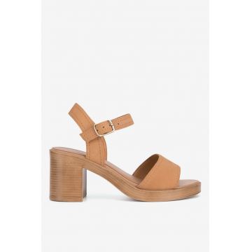Sandale dama 5905588698708 - Piele naturala - Maro Sandale dama 5905588698708 - Piele naturala - Maro