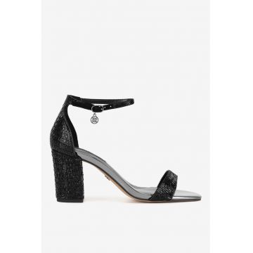 Sandale dama  5905588925255 - Textil - Negru