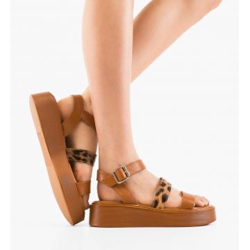 Sandale dama Essmee Camel
