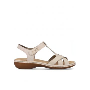 Sandale dama -  Piele Bej 49845
