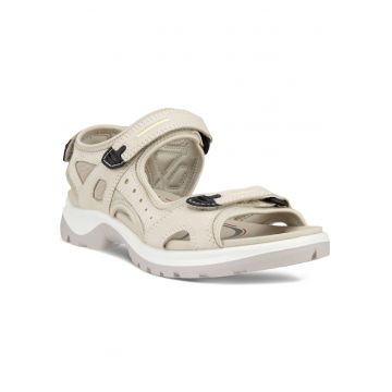 Sandale dama -  piele naturala - Casual - Bej - Bej