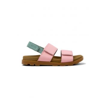 Sandale de piele cu velcro
