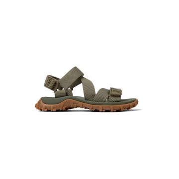 Sandale din material textil cu velcro