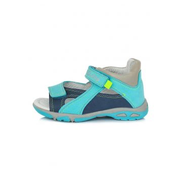 Sandale din Piele Baieti -  cu Scai - Talpa Flexibila - AC290-831