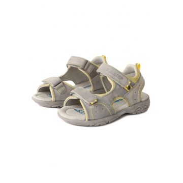 Sandale din Piele cu Scai -  pentru Baieti - AC290-7019A - Gri