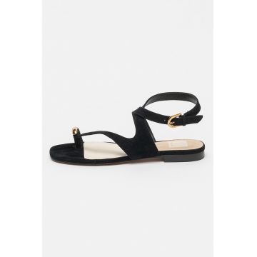 Sandale din piele intoarsa Earla