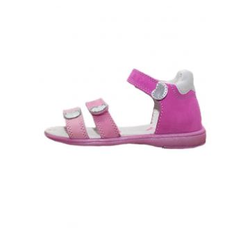 Sandale din Piele Roz -  pentru Fetite - Usoare - K03-3003 - Roz