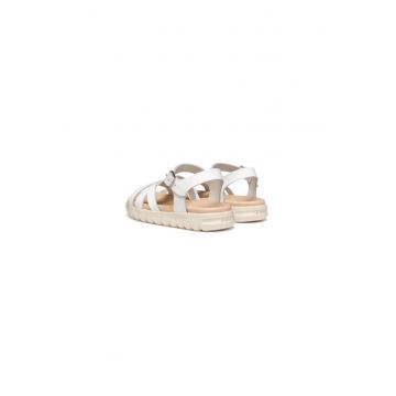 Sandale fete  304618239 - Piele naturala - Alb
