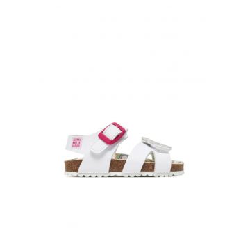 Sandale fete  305202055 - Piele ecologica - Alb - Alb