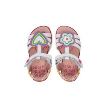 Sandale fete  305202154 - Piele naturala - Alb - Alb