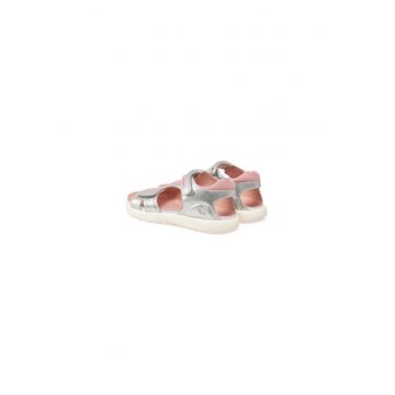 Sandale fete  305252302 - Piele naturala - Argintiu