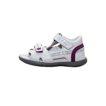 Sandale Fete -  Stripes - Felxibile - AC048-800C - Alb -