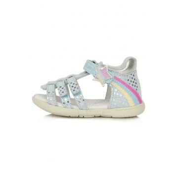 Sandale Fetite -  din Piele cu stelute - AC048-204