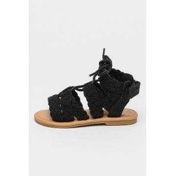 Sandale gladiator cu velcro